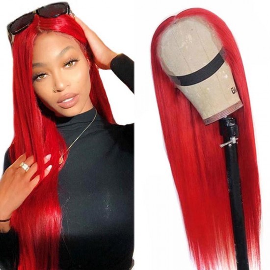 12 Colors Colorful Wig Human Hair Mix Color HD Lace Front Wigs for Black Women