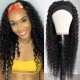 Glueless Curly Headband Wig Human Hair Wigs for Black Women