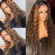 Beautiful Highlight Wig Human Hair 13x4 Lace Front Wigs for Black Women